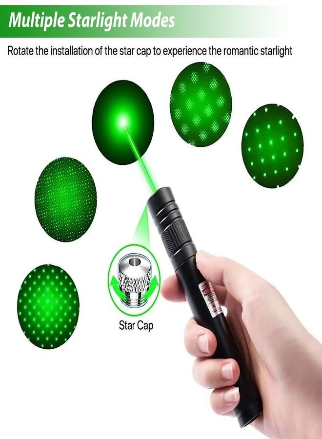 Climberty® Laser Light USB Rechargeable Green Laser Pointer, 2000 Metres Laser Pointer High Power Pen, Cat Laser Toy, Long Range Green Laser Pointer for Presentations, Stargazing - Image 2