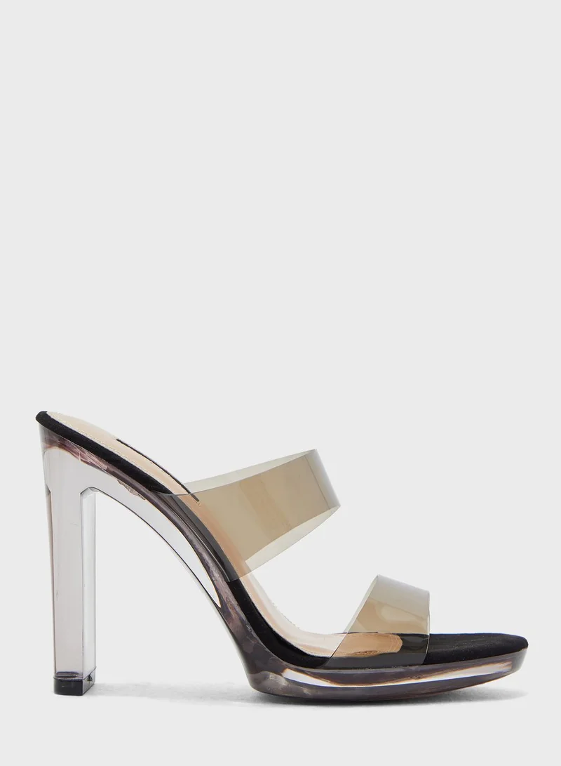 TOPSHOP Double Strap High Heel Sandal