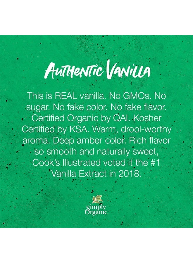 Simply Organic مستخلص الفانيليا، عضوي معتمد | 4 أونصات | عبوة من 1 - Image 5