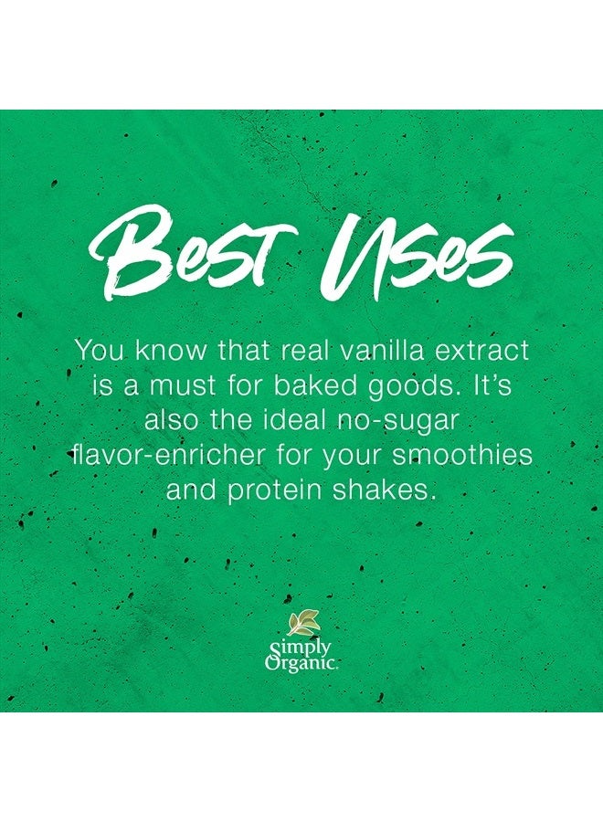 Simply Organic مستخلص الفانيليا، عضوي معتمد | 4 أونصات | عبوة من 1 - Image 4