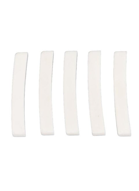 5PCS Bone Guitar Nut Durable Classical Acoustic Guitar Bone String Bridge Saddle Blank