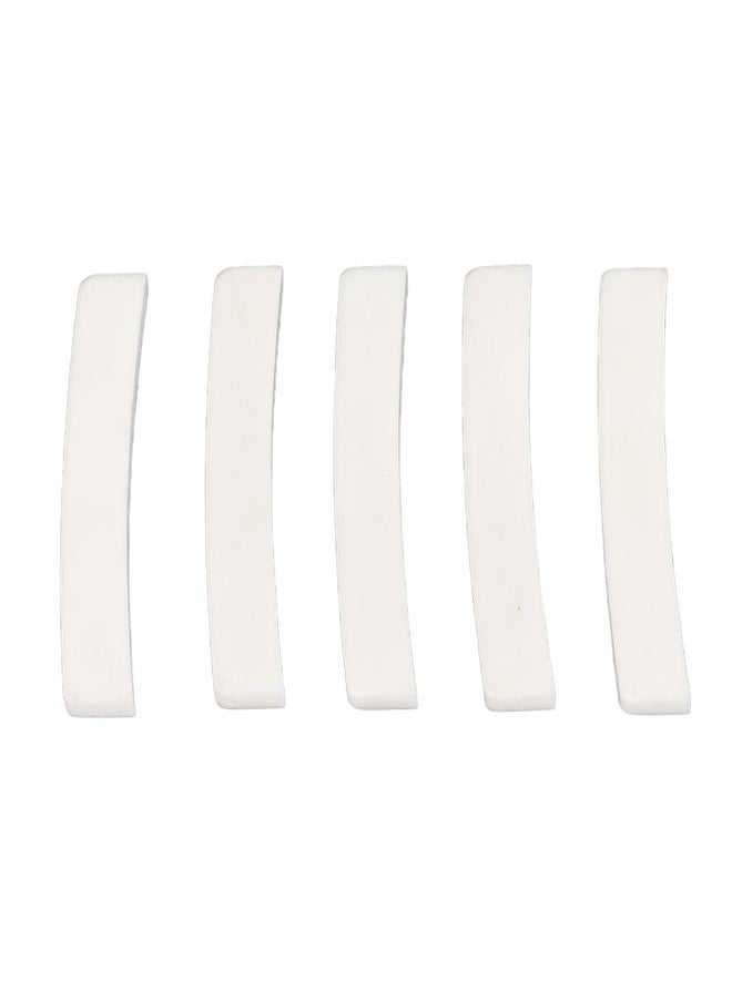 Thoraya - 5PCS Bone Guitar Nut Durable Classical Acoustic Guitar Bone String Bridge Saddle Blank - Image 1