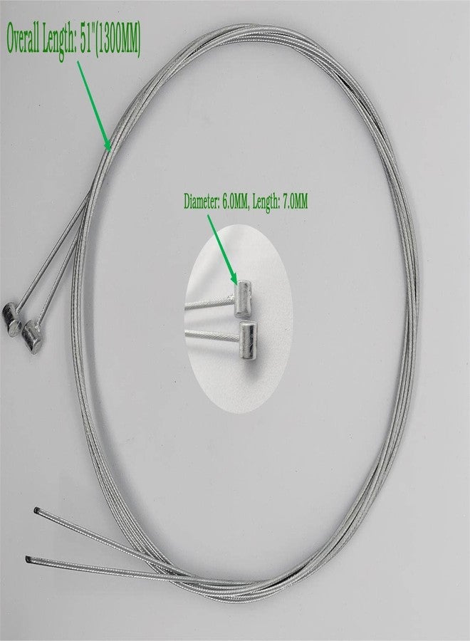 ComsenMed 51" Brake Cable for the All Brands the Majority of rollator,Rollator General Brake Cable Parts,(1pr) - Image 3