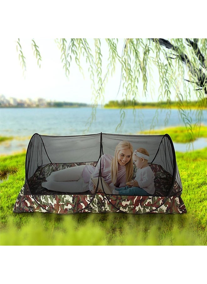 WINEENEE Mosquito Tent,Folding Netting Bed Tent,Portable Mosquito Netting with Bottom,Camping Tent Fine Mesh Mosquito Net for Adults Kids Travel Camping Backyards Canopy Outdoor  - Image 5
