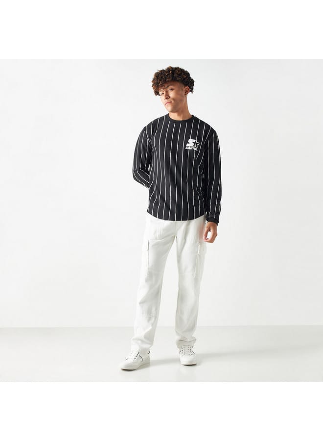 STARTER Starter Logo Print Sweatshirt with Long Sleeves  - Image 2