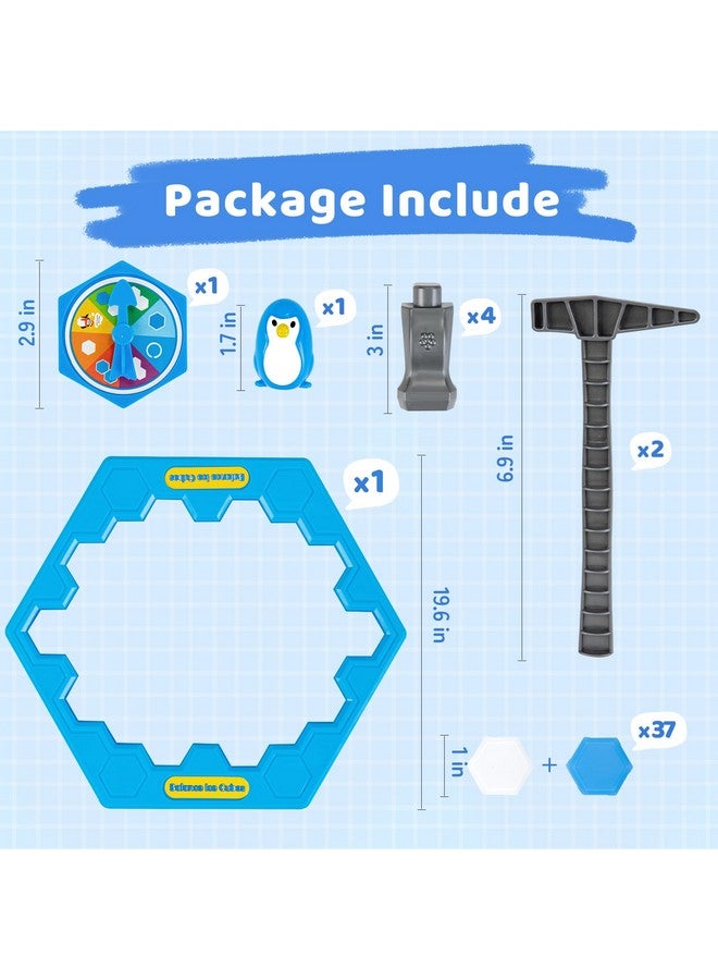 SS Save Penguin On Ice Game, Penguin Trap Break ice Activate Family Party Ice Breaking Kids Puzzle Table Knock Block - Image 5