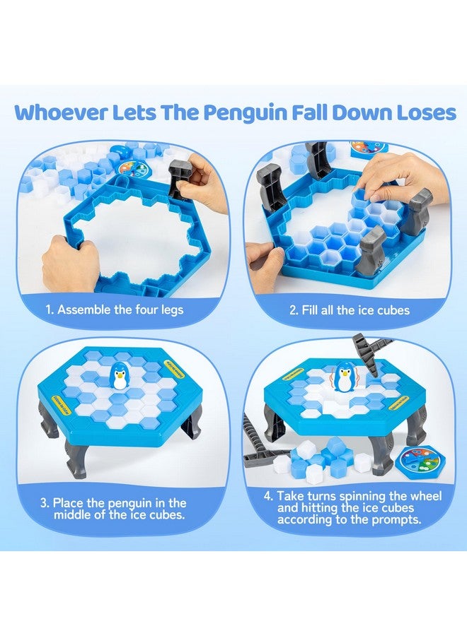 SS Save Penguin On Ice Game, Penguin Trap Break ice Activate Family Party Ice Breaking Kids Puzzle Table Knock Block - Image 4