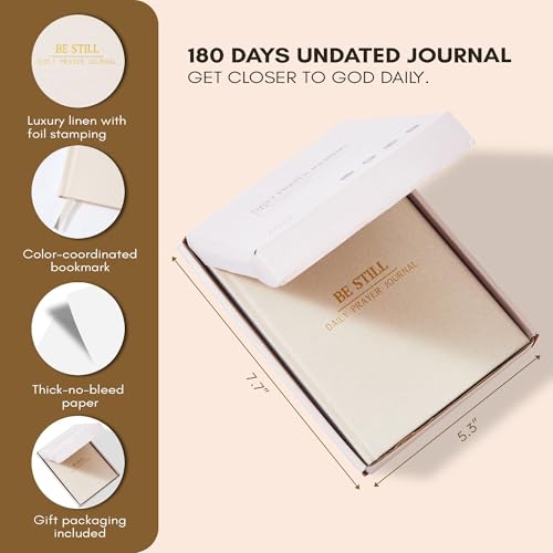 ilohaus Bible Journal & Prayer Journal for Woman – 180-Day Bible Study, Christian Journal for Women, Scripture & Sermon Notes Notebook, Bible Journal Women for Daily Prayer & Faith Reflection - Image 3