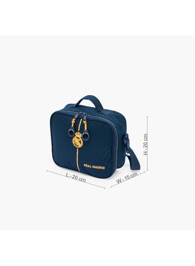 Real Madrid-Lunch Bag-1 Cmprt- (Polyester) Marine Blue \ 20X15X20 - Image 4