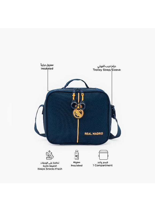 Real Madrid-Lunch Bag-1 Cmprt- (Polyester) Marine Blue \ 20X15X20 - Image 5