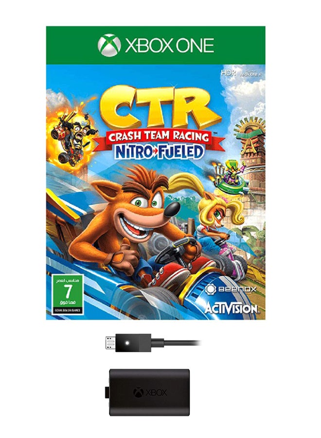 Activision Crash Team Racing Nitro Fueled Arabic/English (UAE Version) With Charge Kit - Racing - xbox_one - Image 1
