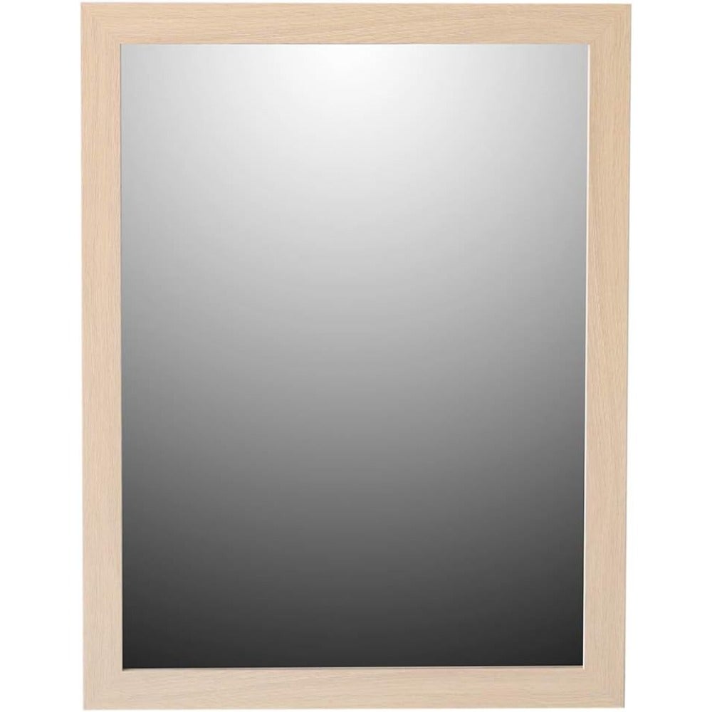 Framed Painted MDF 18" x 24" Wall Mirror 1, Natural