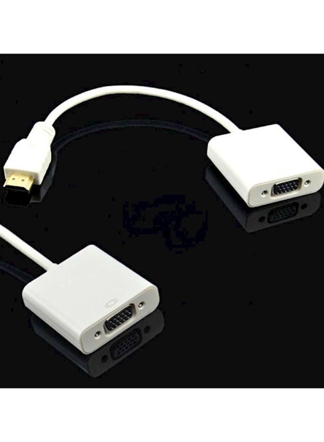 NIBEMINENT Hdmi To Vga Video Adapter White  - Image 4