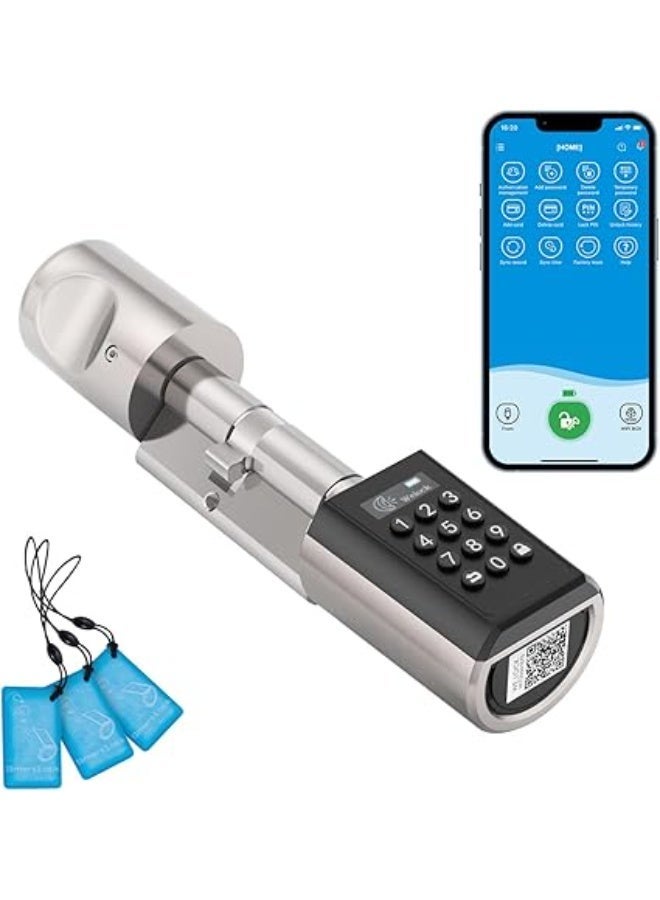 WELOCK Smart Cylinder Electronic Locks with Passcode, Smart Card and Bluetooth - Image 1