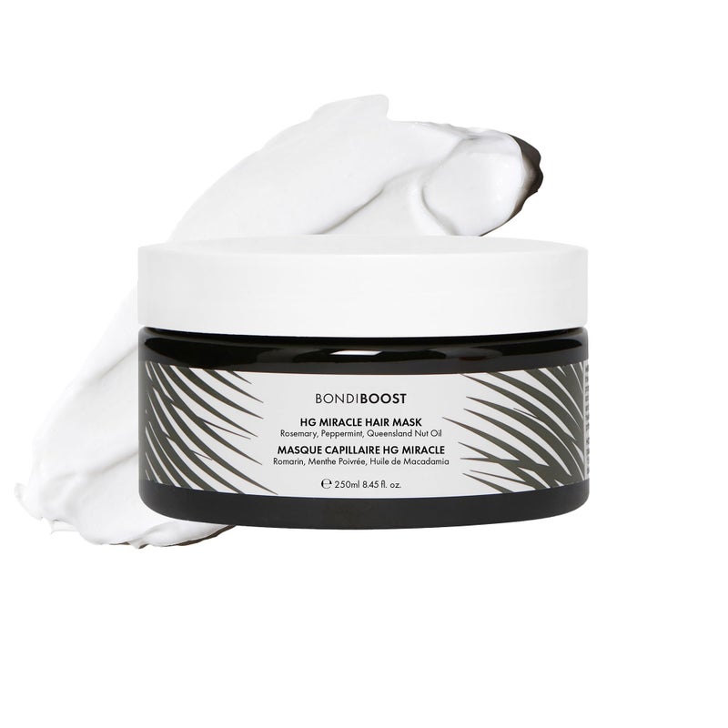 BONDIBOOST Miracle Hair Mask for Damaged Hair [8.45 fl oz], Deep Conditioning Hair Mask for Fine Hair, Clinically-Proven to Improve Split Ends, Argan Oil + Biotinoyl Tripeptide-1 Formula, Sulfate Free - Image 1