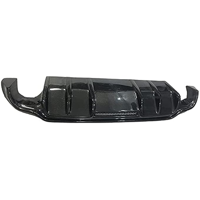AUSMILA For 2013-2017 Infiniti Q50 S Style Rear Bumper Diffuser Carbon Fiber Black 1PCS - Image 4