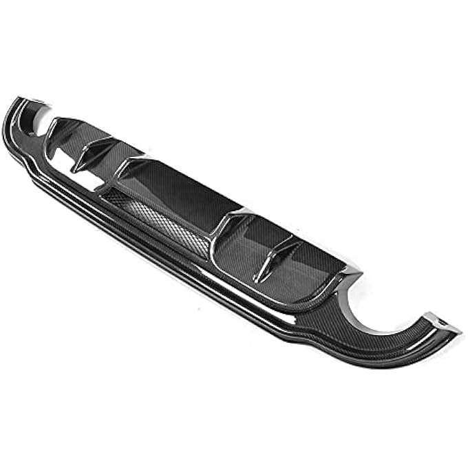 AUSMILA For 2013-2017 Infiniti Q50 S Style Rear Bumper Diffuser Carbon Fiber Black 1PCS - Image 3