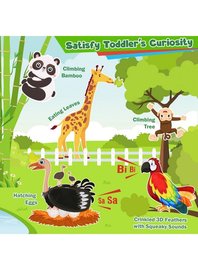 ASTEN كتاب مشغول للأطفال الصغار 1-3: لوحة مشغولة للأطفال بعمر سنة واحدة، ألعاب مونتيسوري، كتب هادئة، لوحة نشاط للأطفال، ألعاب حسية تعليمية هدية عيد ميلاد للبنات والأولاد، لعبة سفر للأطفال 2-4 طائرة سيارة - Image 5