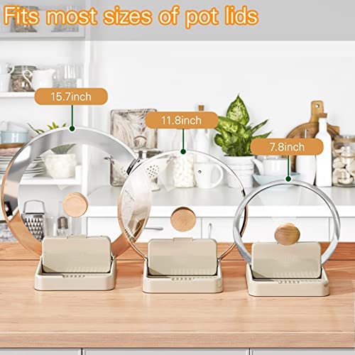 AIERSA Spoon Rest with Lid Holder for Stove Top (1 Pack) Spatula Ladle Pot Lid Utensil Rest for Countertop,Kitchen Gadgets Accessories for Cooking - Image 5