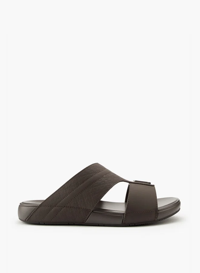 دوتشيني Men's Textured Arabic Slip-On Sandals