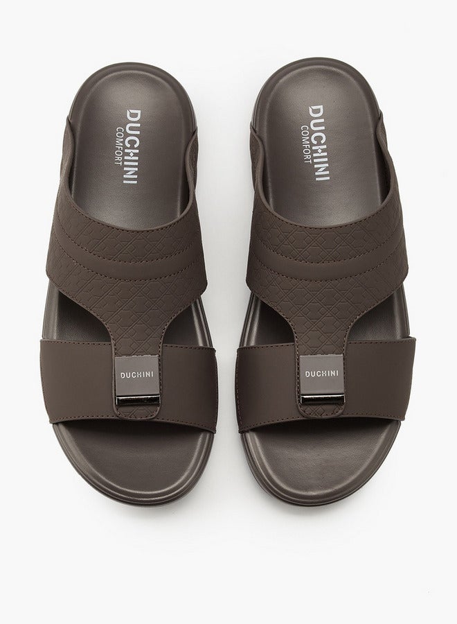 دوتشيني صنادل رجالية عربية سهلة الارتداء بنسيج مميز - Image 2