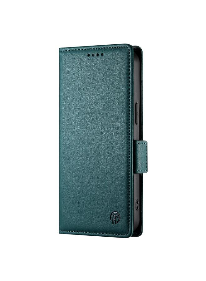 اس-توب جراب لهاتف Samsung Galaxy S25 Ultra 5G مع مشبك جانبي مغناطيسي من الجلد المصقول - Image 2