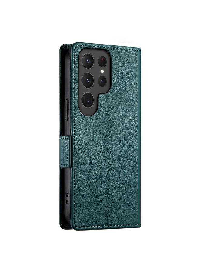 اس-توب جراب لهاتف Samsung Galaxy S25 Ultra 5G مع مشبك جانبي مغناطيسي من الجلد المصقول - Image 3