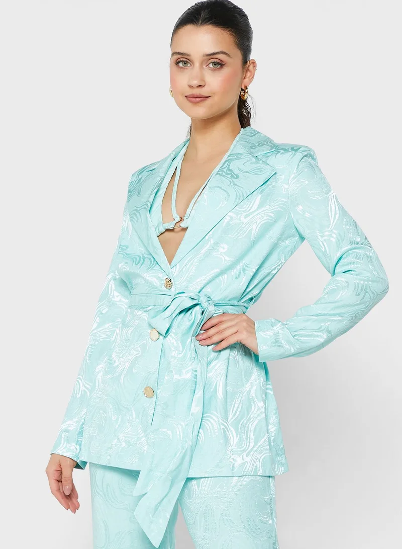 RIVER ISLAND Tie Detail Blazer