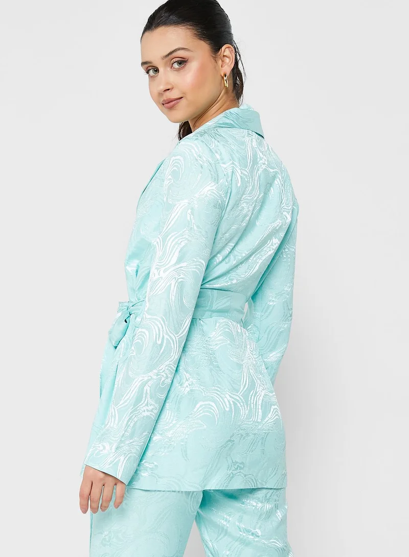 RIVER ISLAND Tie Detail Blazer