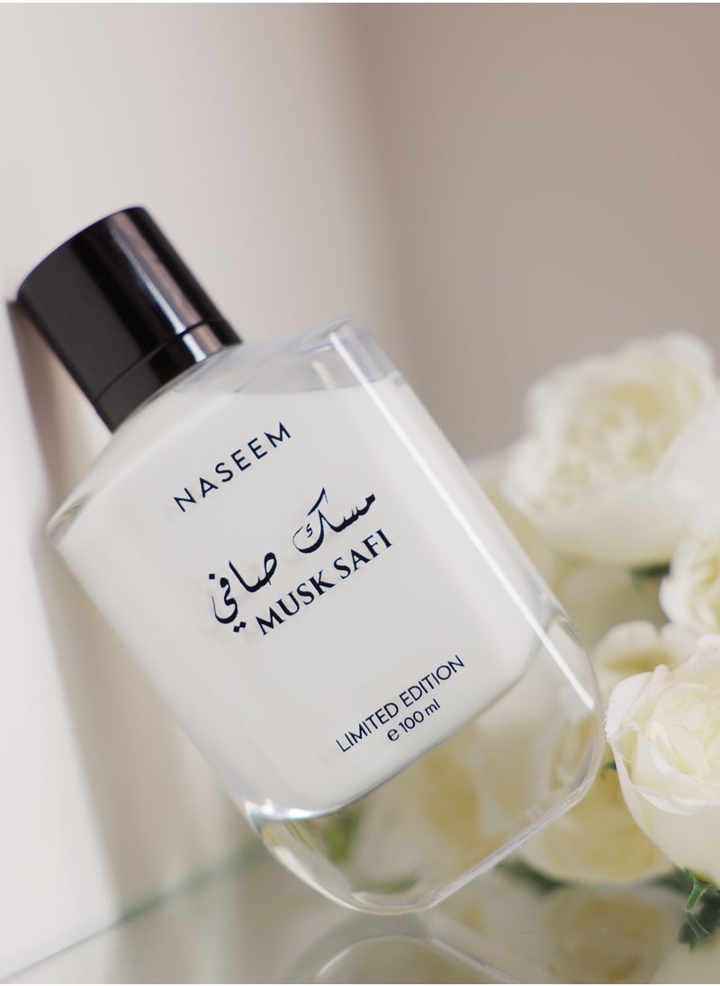 Naseem - Musk Safi Perfume – Subtle Tone Eau De Parfum for Men & Women, 100ml | Alcohol-Free, Long-Lasting Water-Based Fragrance with Lily of the Valley & White Musk Notes | Gentle on Skin, Ideal for Daily Wear & Special Occasions - Image 1