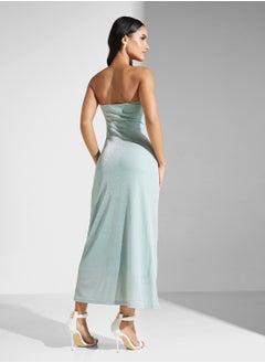 ONLY Onlcalla Bandeau Glitter Dress  - Image 2