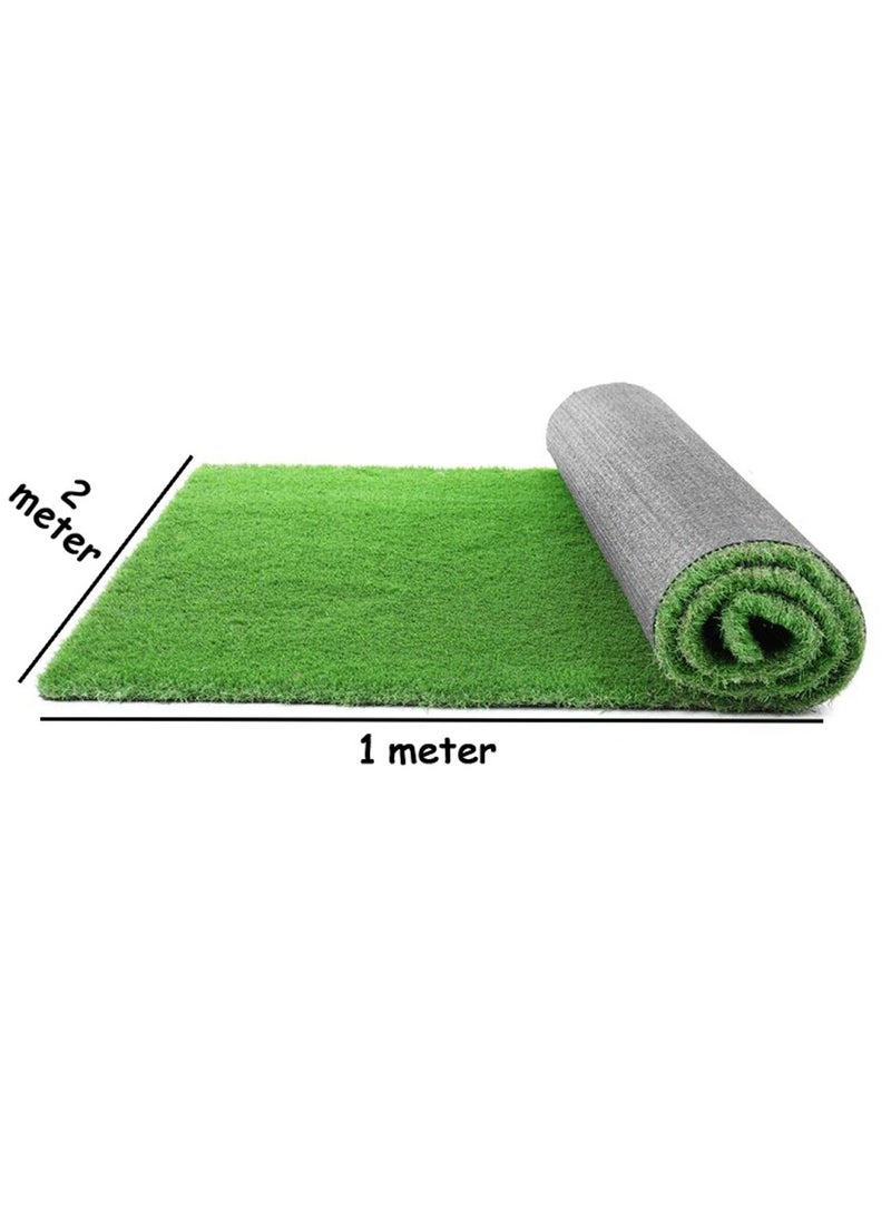 HOME TASTE Premium Artificial Grass Mat 2x1 Meter – Realistic & Durable Lawn Carpet for Home, Patio, Garden & Indoor User  - Image 2