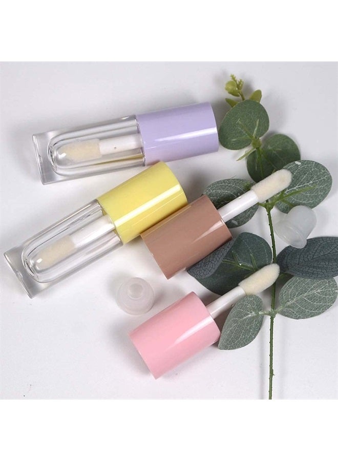 COSIDEA 30pcs Pink Empty 6ml 0.2oz Lip Gloss Tubes with Big Doe Foot Wand，Round Lipgloss Containers，Concealer Tube Cosmetic Packing Container Bulk Wholesale - Image 4