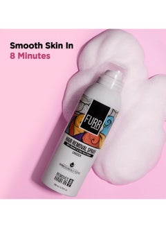 Furr Furr Hair Removal Spray for Men And Women with Aloe Vera and Vitamin E for Softer Skin, Painless Hair Removal in Just 8min for Chest, Hand, Leg, Underarm and Intimate Area, Alcohol & Paraben Free - 200 ml  - Image 3