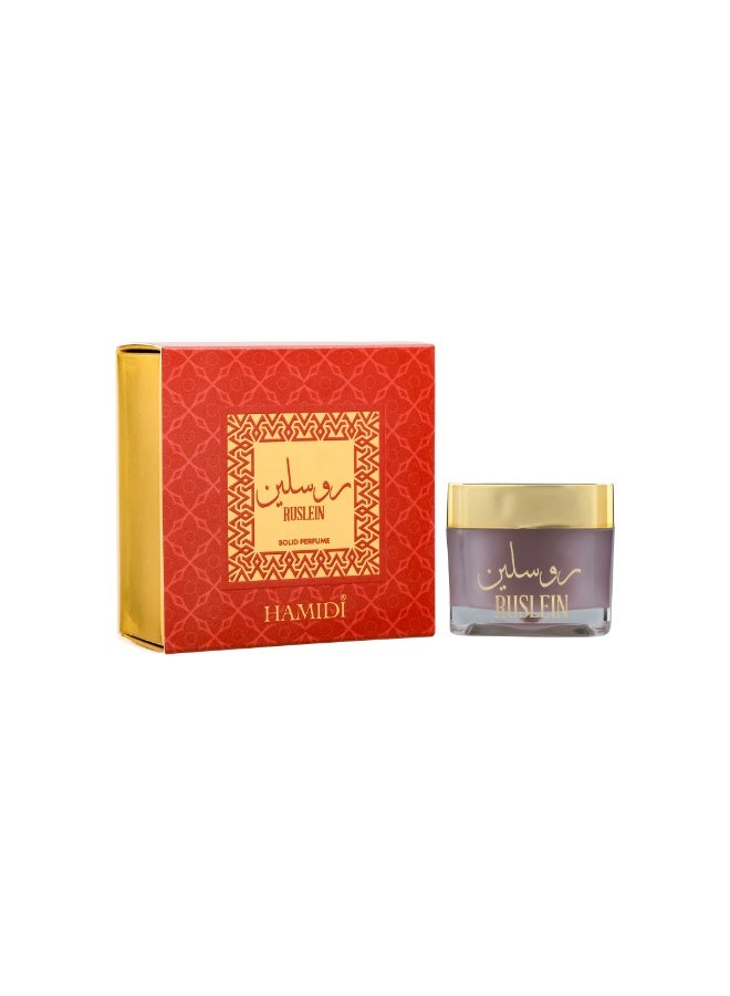 Hamidi Ruslein Solid Perfume 10g, Warm Amber Musk & Creamy Vanilla Infused Pocket Solid Perfume for Men and Women - Image 3