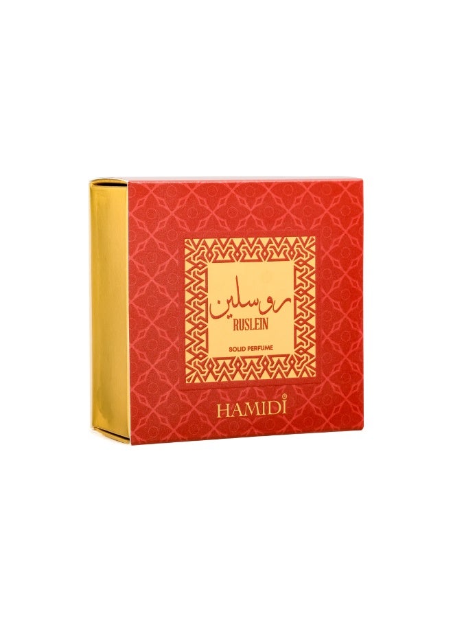 Hamidi Ruslein Solid Perfume 10g, Warm Amber Musk & Creamy Vanilla Infused Pocket Solid Perfume for Men and Women - Image 4