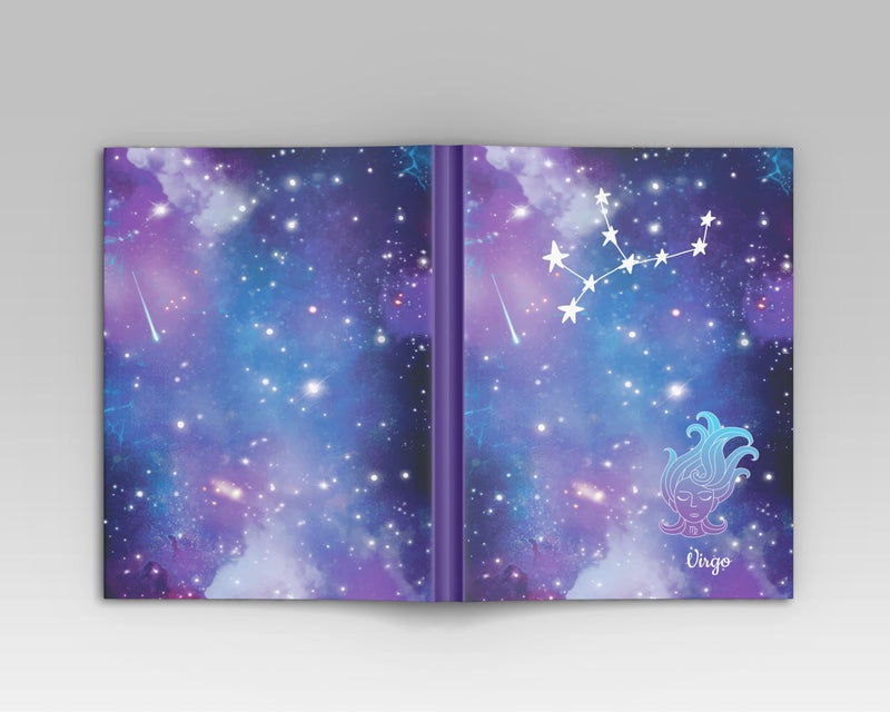AccuPrints A5 Premium Soft Bound Notebook Size 5.8 * 8.25 inches Diary for Girls and Women (144 Ruled Pages with planner, 80 GSM) (Virgo zodiac signs) - Image 5