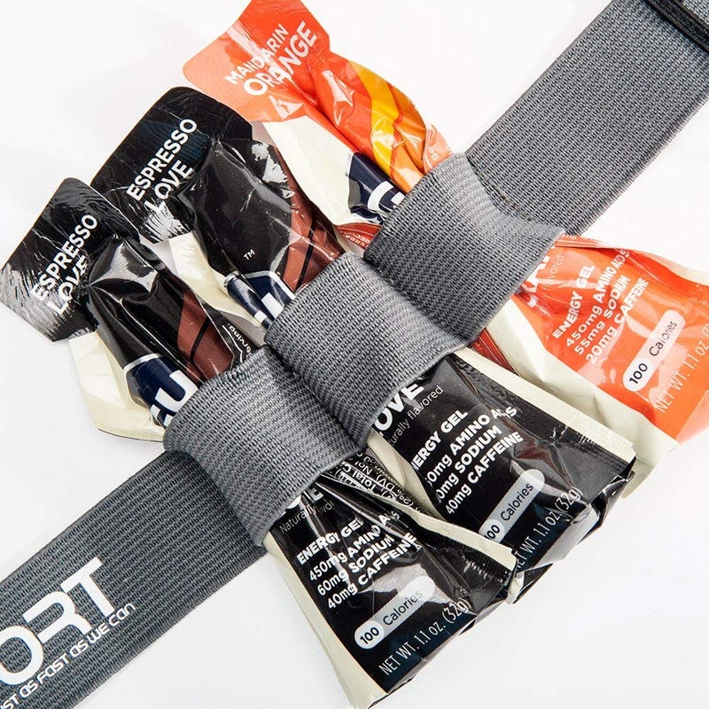 RJ-Sport Race Number Belt - Triathlon Race Belt BIB Holder with 6 Energy Gel Loops for Triathalon, Marathon, Running and Cycling - Image 4