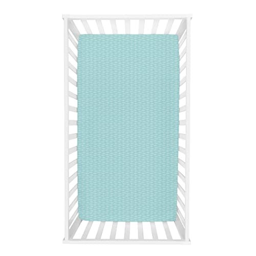 Trend Lab Jersey Fitted Crib Sheet, Leaves - Image 4