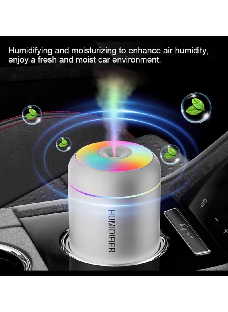Humidifier Cool Mist Air LED Light Freshener Mini Aroma Diffuser Mist Maker Provides Fresh and Durable Air Suitable for Car, Bedroom, Living Room. 10ml Aroma Water is Included as a Gift. - Image 2