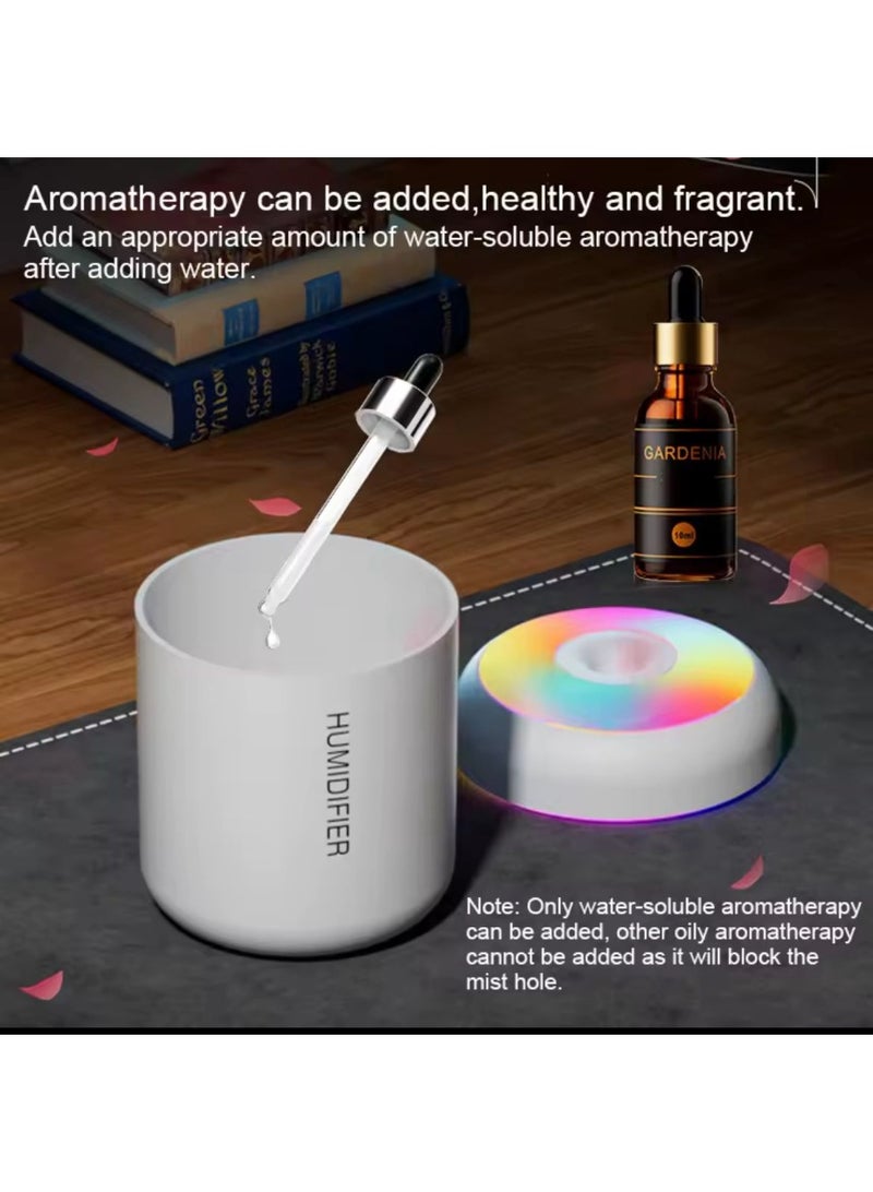 Humidifier Cool Mist Air LED Light Freshener Mini Aroma Diffuser Mist Maker Provides Fresh and Durable Air Suitable for Car, Bedroom, Living Room. 10ml Aroma Water is Included as a Gift. - Image 3