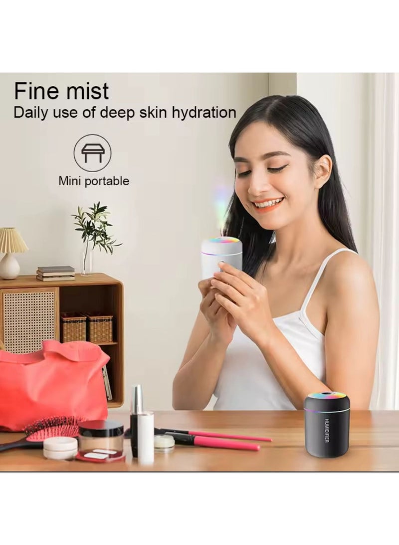 Humidifier Cool Mist Air LED Light Freshener Mini Aroma Diffuser Mist Maker Provides Fresh and Durable Air Suitable for Car, Bedroom, Living Room. 10ml Aroma Water is Included as a Gift. - Image 4