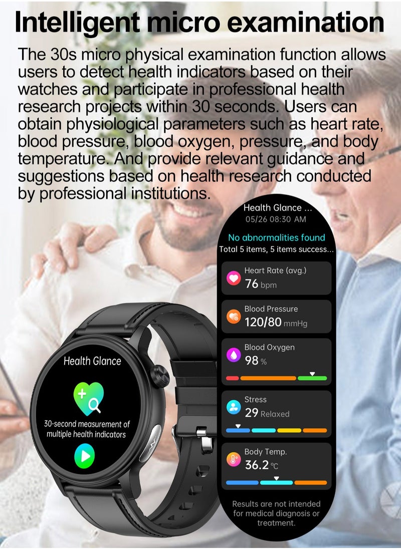 Smart Watch For Men And Women, 1.39 Inch High Definition Full Screen Touch, Smart Voice Assistant, Multiple Sports Modes, Multiple Language Options, Magnetic Charging, Message Synchronization Reminder, Call Reminder, RT ET470
