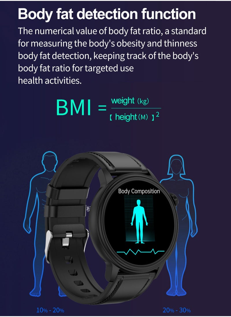 Smart Watch For Men And Women, 1.39 Inch High Definition Full Screen Touch, Smart Voice Assistant, Multiple Sports Modes, Multiple Language Options, Magnetic Charging, Message Synchronization Reminder, Call Reminder, RT ET470