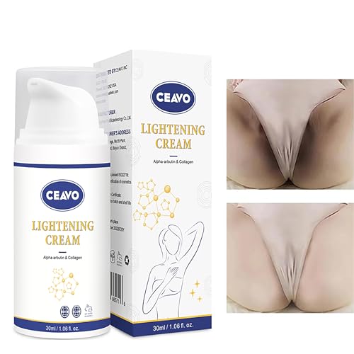 Ceavo Skin Lightening Cream For Dark Intimate Areas, Private Parts, Underarm, Knees, Elbows, Inner Thigh, Bikini Area, Armpit Bleaching Whitening Cream No Rebound (1.06, Floral Fragrance) - Image 1