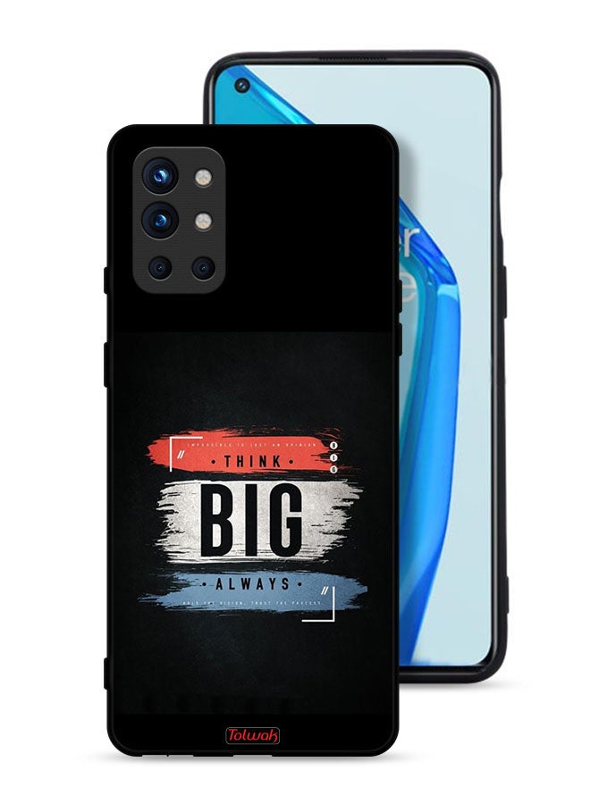 Tolwak OnePlus 9R 5G Protective Case Cover Think Big Always - Image 1