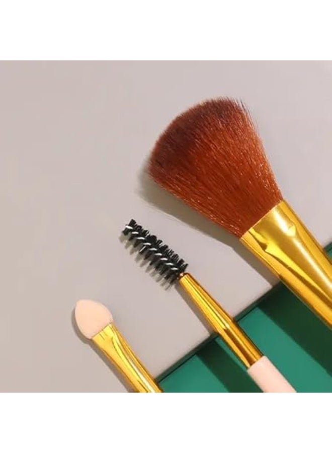 مجموعة فرش مكياج عالية الجودة، مكونة من 8 قطع متعدده الالوان - Image 4