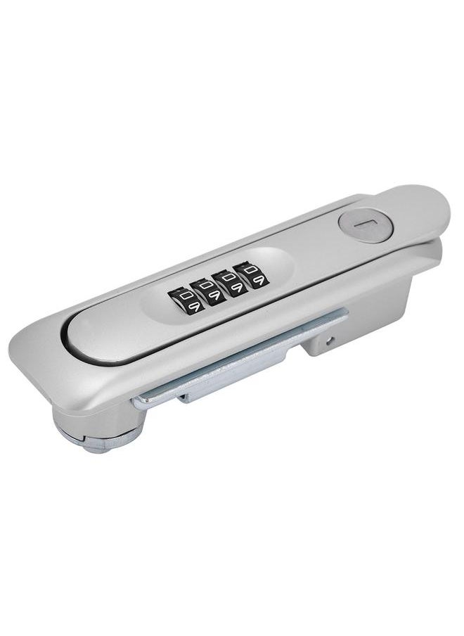 Thoraya - Zinc Alloy Cabinet Door Password Coded Lock with Keys for Home Office Hospital SchoolSilver - Image 1
