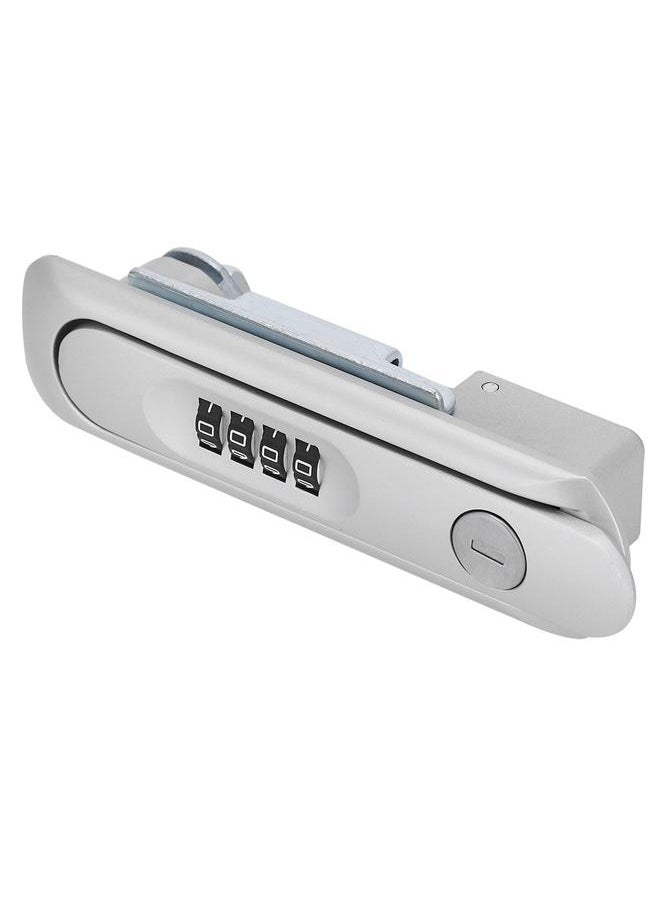 Thoraya - Zinc Alloy Cabinet Door Password Coded Lock with Keys for Home Office Hospital SchoolSilver - Image 1
