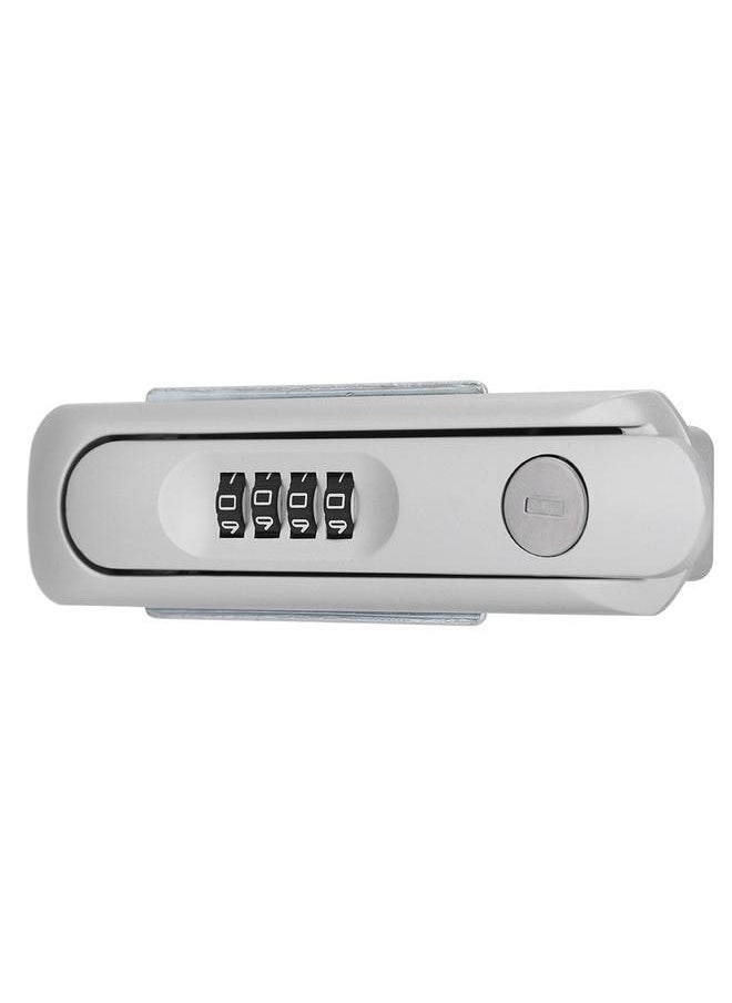 Thoraya - Zinc Alloy Cabinet Door Password Coded Lock with Keys for Home Office Hospital SchoolSilver - Image 1